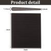 Jetec 14 Pieces Door Corner Seals Self Adhesive Exterior Door Frame Seal Weather Stripping Corner Pad Foam Draft Stopper Gap Filler Bottom for Weather Protection, Isolation of Noise(Black) view 2