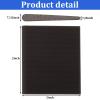 Jetec 14 Pieces Door Corner Seals Self Adhesive Exterior Door Frame Seal Weather Stripping Corner Pad Foam Draft Stopper Gap Filler Bottom for Weather Protection, Isolation of Noise(Black and White) view 2