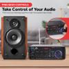 Pyle 200W Stereo Power Amplifier with Bluetooth - Dual Channel Audio Receiver - LED Display - RCA - USB - SD - MIC IN - FM Radio - AUX Input - Perfect for Home & Computer Audio - PDA29BU.5 view 3