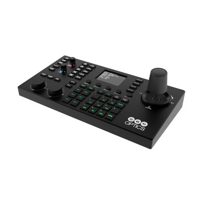 PTZOptics SuperJoy NDI, IP and Serial PTZ Camera Joystick Controller with Large LCD Screen, Basic Plus and Matrix Modes