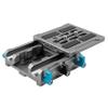 KONDOR BLUE | LWS ARRI Bridge Plate for Cinema Cameras | Setup Expansion for C70/Burano/URSA Mini/FX6/Venice | Space Gray view 2