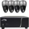SPECO Technologies ZIPT471 Digital Video Recorder and Camera Kit, 4-Channel Video Input, 4 HD-TVI 1080p Resolution Intensifier Dome Camera, H.264, NTSC/PAL Frame, 12 Volt DC, 3 Ampere, 4 TB view 1