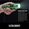 GORILLA GRIP Powerful LED Tactical Flashlight, 750 FT High Lumens 5 Adjustable Modes, Water Resistant, Ultra Bright Zoom Flashlights, Small Mini Flash Light, Camping, Night Dog Walking, 2 Pack Green view 3