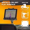 iBOLT TabDock Dock'n Lock Bizmount- Heavy Duty Industrial Composite Locking Drill Base Mount for All 7" - 10" Tablets- for Trucks/Vehicles/Wall Mount: Great for ELD, Fleets, and Restaurants view 4