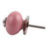 Indian Shelf 12 Piece Pink Round Ceramic Designer Cabinet Handles Drawer Knobs Dresser Pulls Modern Home Finish view 2