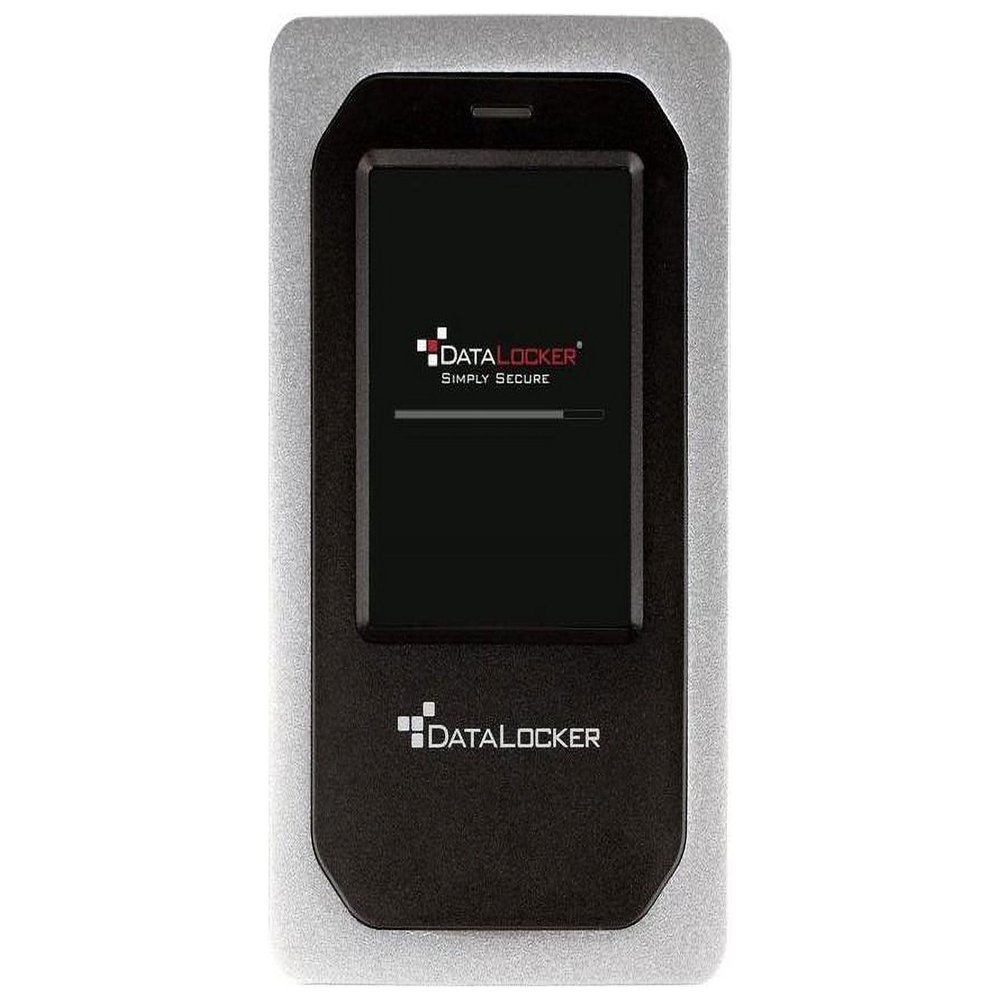 DataLocker DL4 FE 2TB Password Protected Encrypted SSD, Easy Screen Guided Setup, AES 256, IP64 Dust/Water Resistant, TAA Compliant Trusted FIPS 140-3 Level 3 Pending, OS Independent, USB-C/USB-A