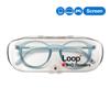 B + D Blue Light Bloking Reader Glasses Loop Readers PC soft touch Blue Color - +3.00 view 3