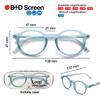 B + D Blue Light Bloking Reader Glasses Loop Readers PC soft touch Blue Color - +3.00 view 4