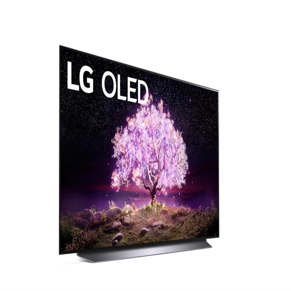 LG OLED C1 Series 48 Alexa Built-in 4k Smart TV (3840 x 2160), 120Hz Refresh Rate, AI-Powered 4K, Dolby Cinema, WiSA Ready, Gaming Mode (OLED48C1PUB, 2021)