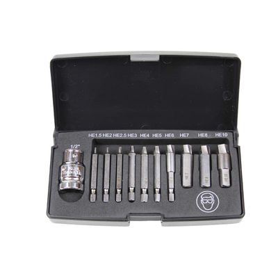 K Tool International KTI75422 Damaged Hex Screw Extractor Set - 11 Piece