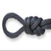Montauk Rope 1/2" (12mm) Solid Braid Polypro Derby Rope  Low Stretch Polypropylene Rope for Horse Halters, Leads, Crafts, Decorative Barriers and Outdoor Use  Floats- Charcoal Gray - 250 Feet view 1