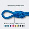Montauk Rope 1/2" (12mm) Solid Braid Polypro Derby Rope  Low Stretch Polypropylene Rope for Horse Halters, Leads, Crafts, Decorative Barriers and Outdoor Use  Floats- Charcoal Gray - 250 Feet view 2