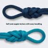 Montauk Rope 1/2" (12mm) Solid Braid Polypro Derby Rope  Low Stretch Polypropylene Rope for Horse Halters, Leads, Crafts, Decorative Barriers and Outdoor Use  Floats- Charcoal Gray - 250 Feet view 4