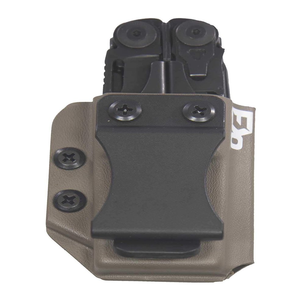 FDO Industries Kydex Sheath compatible with Leatherman Surge -Made in USA-(Flat Dark Earth)