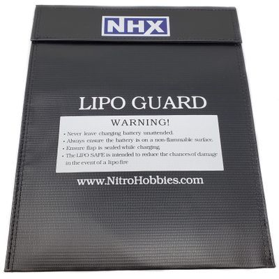 NHX RC Fireproof Multi Lipo Safe Charging / Storage Bag 300x230mm