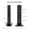 SIIG USB 3.0 Dual Monitor Docking Station - Up to 1080p, 2X HDMI Ports, 2X USB 3.0 Ports, 4X USB 2.0, Gigabit Ethernet, 3.5mm Headset, Compatible with Windows & Mac M1/M2/M3 Pro&Max (JU-DK0L11-S1) view 3
