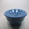 16" ROUND TALAVERA SINK ceramic bathroom vessel sink, mexican handmade folk art view 1