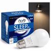 Norb NorbSLEEP Low-Blue Sleep Light Bulb | Circadian Rhythm Light Bulb & Melatonin-Boosting Nighttime LED | A19 6W 520 Lumens | 2650K Warm White, CRI 97 & Dimmable E26 Base | for All Ages (4 Pack) view 1