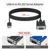 SIIG USB to Serial Adapter, USB 2.0 to RS-232 Male 9-pin DB9 Cable, 3.3ft, FTDI FT232 Chipset, 921Kbps, TAA Compliant, ESD Protection, for Windows & Mac (JU-CS0311-S1) view 3