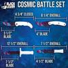BLACK LEGION Cosmic Battle 6 Piece Knife Set view 2
