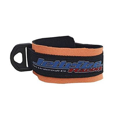 Jettribe Jet Ski Lanyard Wrist Band | Neoprene Floating Kill Switch Key Cord Attachment PWC Accessories (Orange)