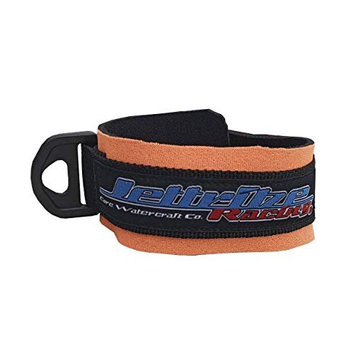 Jettribe Jet Ski Lanyard Wrist Band | Neoprene Floating Kill Switch Key Cord Attachment PWC Accessories (Orange)