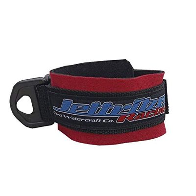 Jettribe Jet Ski Lanyard Wrist Band | Neoprene Floating Kill Switch Key Cord Attachment PWC Accessories (Red)