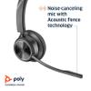 Poly Savi 7310-M Ultra-Secure Wireless DECT Headset System - Microsoft Teams Certified Version view 4