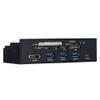 5.25" All-in-1 Multi-Function Card Reader PC Front Panel+3xUSB3.0+Type C USB3.1+eSATA Ports view 1