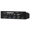5.25" All-in-1 Multi-Function Card Reader PC Front Panel+3xUSB3.0+Type C USB3.1+eSATA Ports view 2