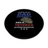 Vintage Veteran Dad Grandpa Hero Proud Army Vietnam Veteran PopSockets PopGrip: Swappable Grip for Phones & Tablets view 2