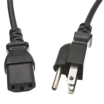 Aish 15P to C13 NEMA Black Computer & Monitor Power Cord44; 3 amp - 3 ft.