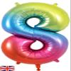 OAKTREE UK 604087 Oaktree 34" Number 8 Rainbow view 1