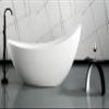 Black Matte Arched Solid Surface Resin Bathroom/Shower Stool view 4