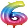 OAKTREE UK 604063 Oaktree 34" Number 6 Rainbow view 1