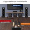 SIIG 4K HDMI Audio Extractor, 4K30Hz, HDCP 1.4, Audio Extract to Optical Toslink/Coaxial/ 3.5mm Simultaneously, Supports Digital 5.1/ PCM 2 Channel Audio (CE-H26Q11-S1) view 4