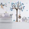 Children's Wall Stickers Baby Room Decoration Children's Wall Stickers Jungle Animals Wall Sticker Height 60 x Length 80 cm view 2