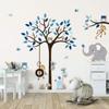 Children's Wall Stickers Baby Room Decoration Children's Wall Stickers Jungle Animals Wall Sticker Height 60 x Length 80 cm view 3