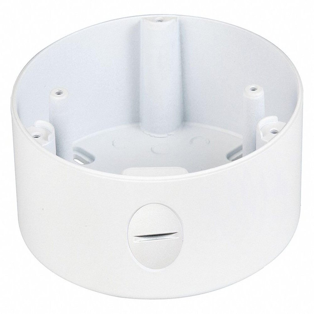 Speco Technologies CVCJBDW Small Round Junction Box (White)