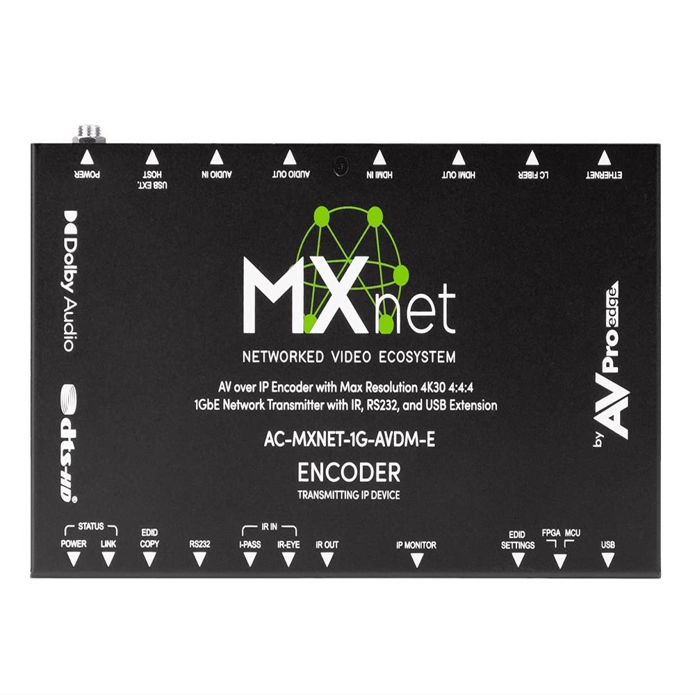 AVPro Edge AC-MXNET-1G-AVDM-E MXNet 1G Downmixing Encoder/TX Device w/10-Yr Warranty