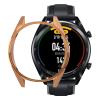Lingland For HUAWEI Watch GT Classic / GT Active / GT Sport 46mm Hat-prince 2 in 1 Full Coverage Electroplate TPU Case + 0.2mm 9H 2.15D Curved Edge Tempered Glass Film(Black) Watch electronic watch pr view 3