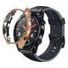 Lingland For HUAWEI Watch GT Classic / GT Active / GT Sport 46mm Hat-prince 2 in 1 Full Coverage Electroplate TPU Case + 0.2mm 9H 2.15D Curved Edge Tempered Glass Film(Black) Watch electronic watch pr view 4