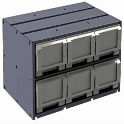 Masterack 02D641KP 6 Drawer Compartment Cab