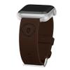 Affinity Bands Wisconsin School of Business Premium Leather Watch Band Compatible with Apple Watch (38/40/41mm (42mm Series 11) Long Chestnut Brown) view 1