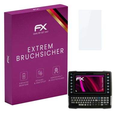 atFoliX Plastic Glass Protective Film compatible with Zebra VC8300, 9H Hybrid-Glass FX Screen Protector