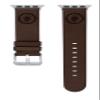 Affinity Bands Wisconsin School of Business Premium Leather Watch Band Compatible with Apple Watch (38/40/41mm (42mm Series 11) Short Chestnut Brown) view 2