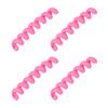 uxcell 4pcs Cord Organizer Pink Wire Management for Camera Travelling Flexible Cord Keeper Lightweight Spiral Holders view 1