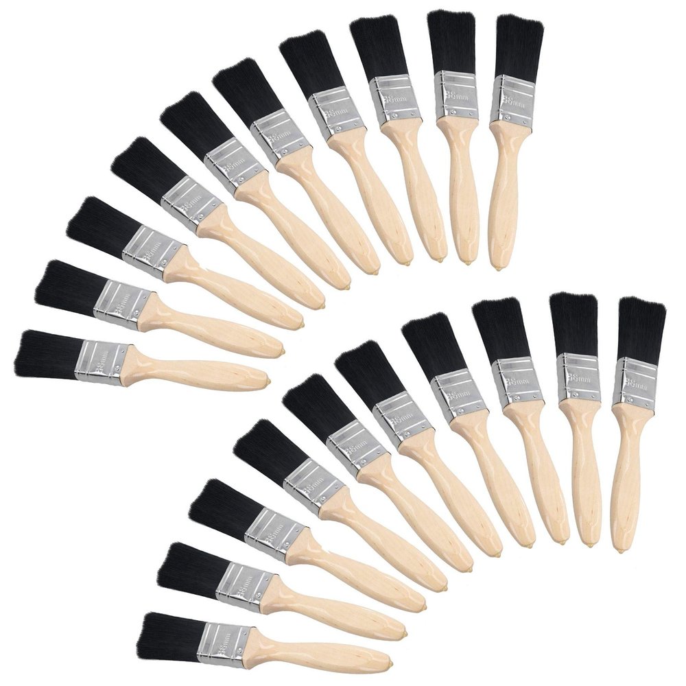 1.5" Professional Paint Brush Painters Painting Decorating Wooden Handle 20pk