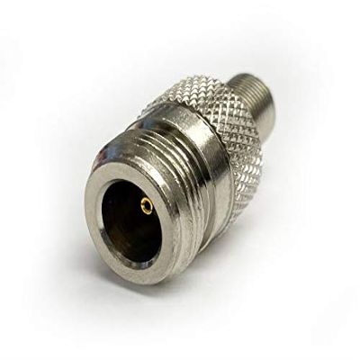 75 OHM N Female to F Female Adapter (2-Piece-Pack)