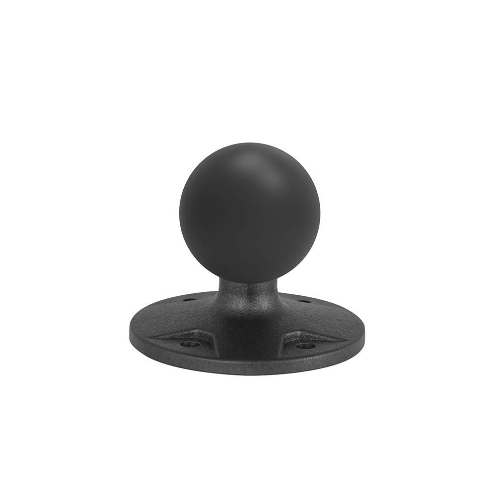 ARKON Mounts Circular 38mm (1.5") Ball to 4-Hole AMPS Adapter | Permanent Mount to Flat Surfaces | Reinforced Composite Construction for Durability | Designed for 38mm Ball Holder Mounts and Arms
